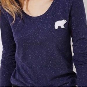 Ann Taylor Loft Super Soft Polar Bear shirt